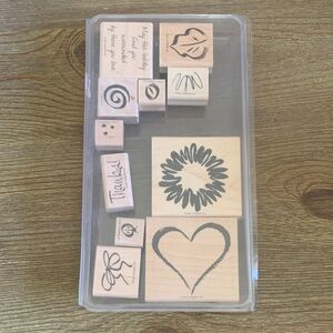 Stampin’ Up! Rubber Stamp Set Sketch It Set of 11